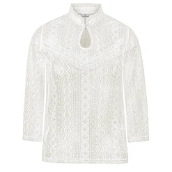 Zillertaler Trachtenwelt Damen Bluse "Nediva", Creme Weiß Online