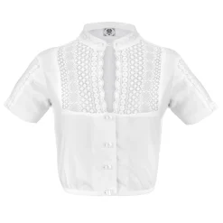 Zillertaler Trachtenwelt Damen Dirndlbluse "Carmen", Weiß Fashion
