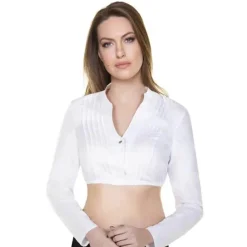 Zillertaler Trachtenwelt Damen Dirndlbluse "Scarlette", Weiß Best Sale