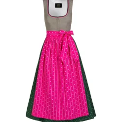 Zillertaler Trachtenwelt Damen Dirndl "Irmgard", Helloliv-Pink Beige Discount