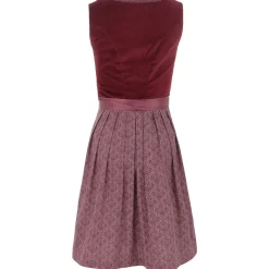 Zillertaler Trachtenwelt Damen Dirndl "Loredana", Bordeaux Rot Flash Sale