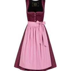 Zillertaler Trachtenwelt Damen Dirndl "Melanie", Beere- Rosa Clearance