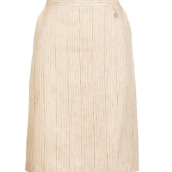 Zillertaler Trachtenwelt Damen Leinenrock "Karin", Sand Beige Online