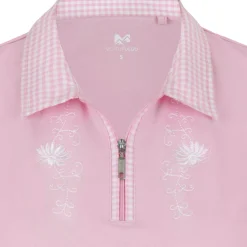 Zillertaler Trachtenwelt Damen Polo "Isabella", Rosa Clearance