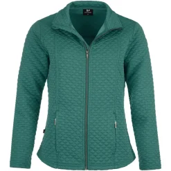 Zillertaler Trachtenwelt Damen Powerstretch Jacke "Anna", Türkis Clearance