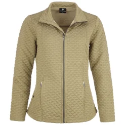 Zillertaler Trachtenwelt Damen Powerstretch Jacke "Anna", Khaki Braun Clearance