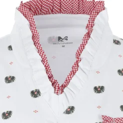 Zillertaler Trachtenwelt Damen Rüschen-Shirt