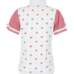 Zillertaler Trachtenwelt Damen Rüschen-Shirt "Tirol" Rot Store