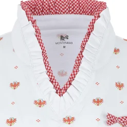 Zillertaler Trachtenwelt Damen Rüschen-Shirt 