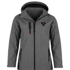 Zillertaler Trachtenwelt Damen Softshelljacke "Österreich", Grau Outlet