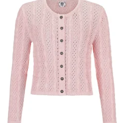 Zillertaler Trachtenwelt Damen Strickjacke "Elisabeth", Rosa Discount