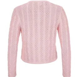 Zillertaler Trachtenwelt Damen Strickjacke "Elisabeth", Rosa Discount