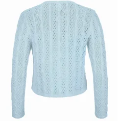 Zillertaler Trachtenwelt Damen Strickjacke "Elisabeth", Blau Best
