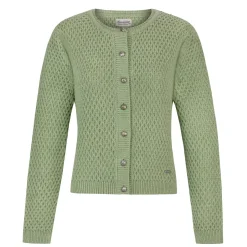 Zillertaler Trachtenwelt Damen Strickjacke "Juliette", Linde Grün Outlet