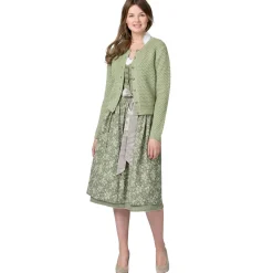 Zillertaler Trachtenwelt Damen Strickjacke "Juliette", Linde Grün Outlet