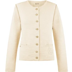 Zillertaler Trachtenwelt Damen Strickjacke "Mara", Gelb Cheap