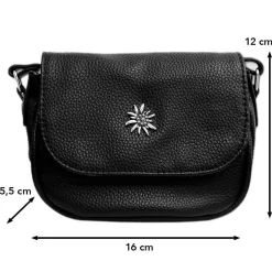 Zillertaler Trachtenwelt Damen Trachtenhandtasche "Lea", Schwarz Flash Sale