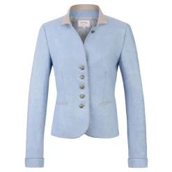 Zillertaler Trachtenwelt Damen Trachtenjacke "Giulietta", Hell Blau Hot