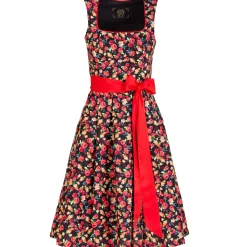 Zillertaler Trachtenwelt Damen Trachtenkleid "Manja", Schwarz-Rot Fashion