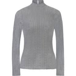 Zillertaler Trachtenwelt Damen Trachten Shirt "Nikita", Anthrazit Grau Sale