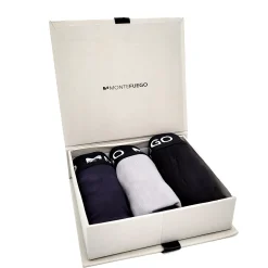 Zillertaler Trachtenwelt Herren Boxer-Shorts, 3er Pack Blau Best Sale