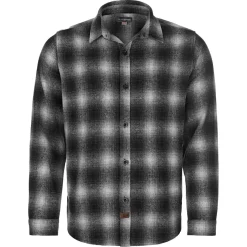 Zillertaler Trachtenwelt Herren Flanellhemd "Karo", Grau Cheap