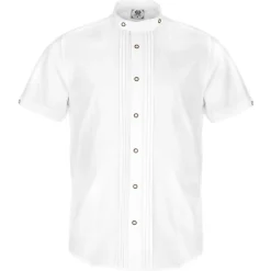 Zillertaler Trachtenwelt Herren Hemd "Oxford", Weiß Clearance