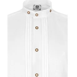 Zillertaler Trachtenwelt Herren Hemd "Oxford", Weiß Clearance