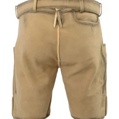 Zillertaler Trachtenwelt Herren Hirschlederhose "Auerhahn", Honig Braun Store