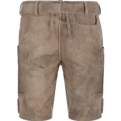Zillertaler Trachtenwelt Herren Lederhose "Ludwig", Grau Flash Sale