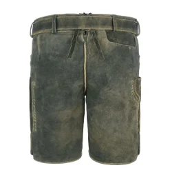 Zillertaler Trachtenwelt Herren Lederhose "Ludwig", Grün Fashion