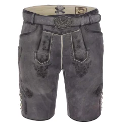 Zillertaler Trachtenwelt Herren Lederhose "Volkar", Grau Shop