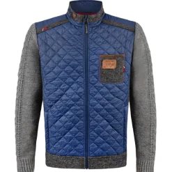 Zillertaler Trachtenwelt Herren Outdoorjacke "Alberto", Blau Hot