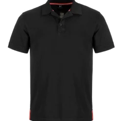 Zillertaler Trachtenwelt Herren Poloshirt "Österreich", Schwarz Cheap
