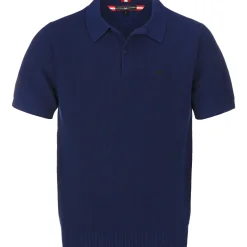 Zillertaler Trachtenwelt Herren Poloshirt Strick "Tommy" Blau Cheap