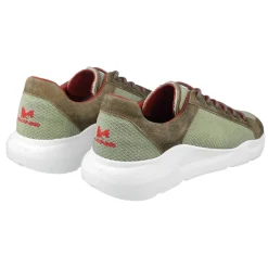 Zillertaler Trachtenwelt Herren Sneaker Oben, Grün- Braun Best