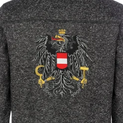 Zillertaler Trachtenwelt Herren Strickfleece Jacke 