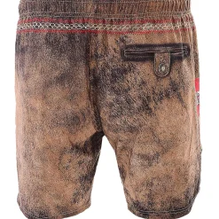 Zillertaler Trachtenwelt Herren Trachten Badehose "Österreich", Braun Store