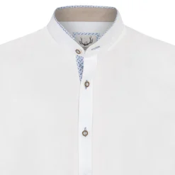 Zillertaler Trachtenwelt Herren Trachtenhemd "Raphael", -Blau Weiß Shop