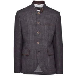 Zillertaler Trachtenwelt Herren Trachtenjacke "Loitz", Anthrazit Grau Cheap