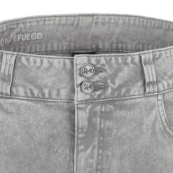 Zillertaler Trachtenwelt Herren Trachtenjeans ohne Latz, Grau New