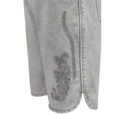 Zillertaler Trachtenwelt Herren Trachtenjeans ohne Latz, Grau New