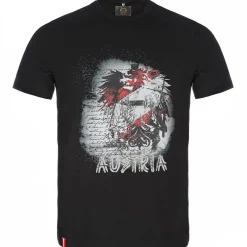 Zillertaler Trachtenwelt Herren T-Shirt "Austria" Schwarz Sale