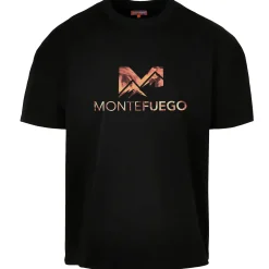 Zillertaler Trachtenwelt Herren T-Shirt "JUD Montefuego Logo", Schwarz Discount