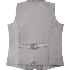 Zillertaler Trachtenwelt Jungen Gilet "Marno", Taupe Braun Shop