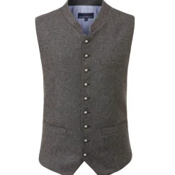Zillertaler Trachtenwelt Jungen Trachtengilet "Levon", Anthrazit Grau Clearance
