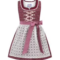 Zillertaler Trachtenwelt Kinder Dirndl "Kaja", Bordeaux Rosa Online