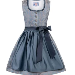 Zillertaler Trachtenwelt Kinder Dirndl "Pina", Rauch Blau Fashion