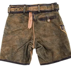 Zillertaler Trachtenwelt Kinder Lederhose "Ben New", Braun Flash Sale