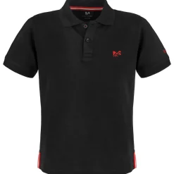 Zillertaler Trachtenwelt Kinder Poloshirt "Österreich", Schwarz Clearance